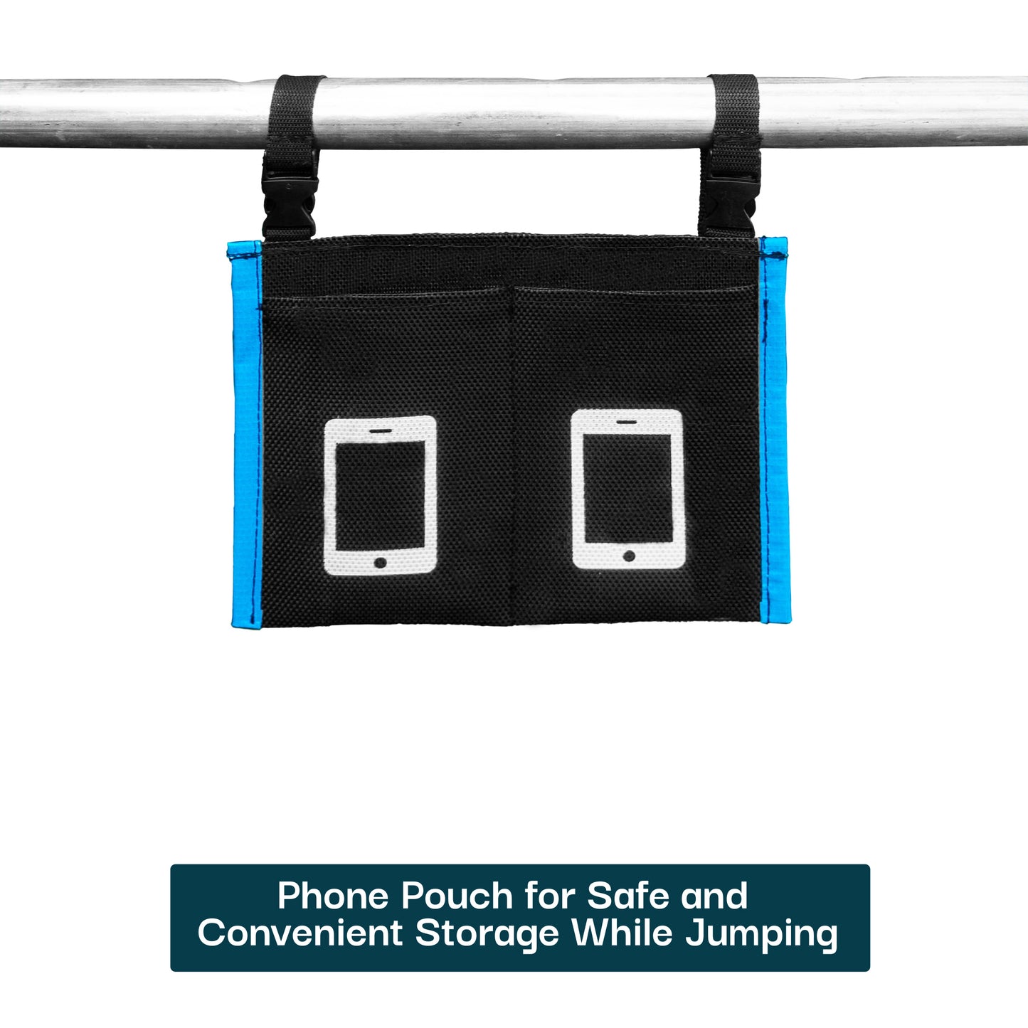 Sportspower Bounce Pro 12ft Multiplay Trampoline & Enclosure with Basketball, Electron Shooter Game, Flash Light Zone Features, Painted Legs & Phone Pouch